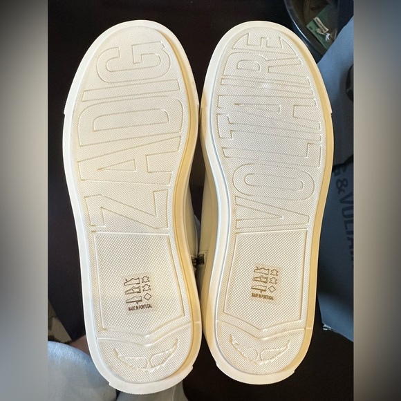 NIB Zadig & Voltaire HIGH FLASH CHUNKY SMOOTH Platform High-top 37 Blanc White 6 - Picture 9 of 12